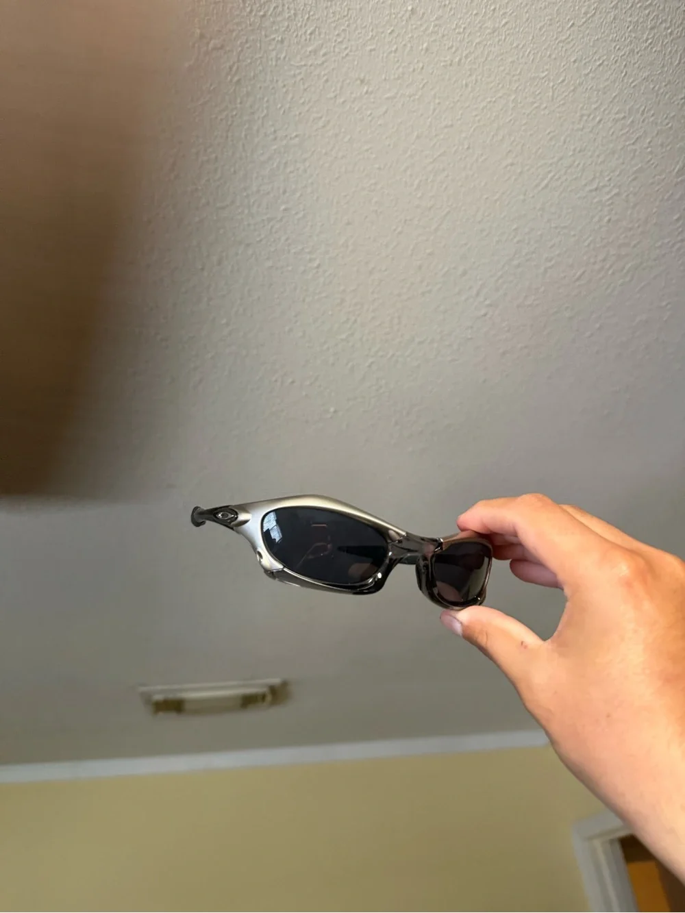 Oakley-Style Men’s Black/Gray Sport Sunglasses Oakleys
